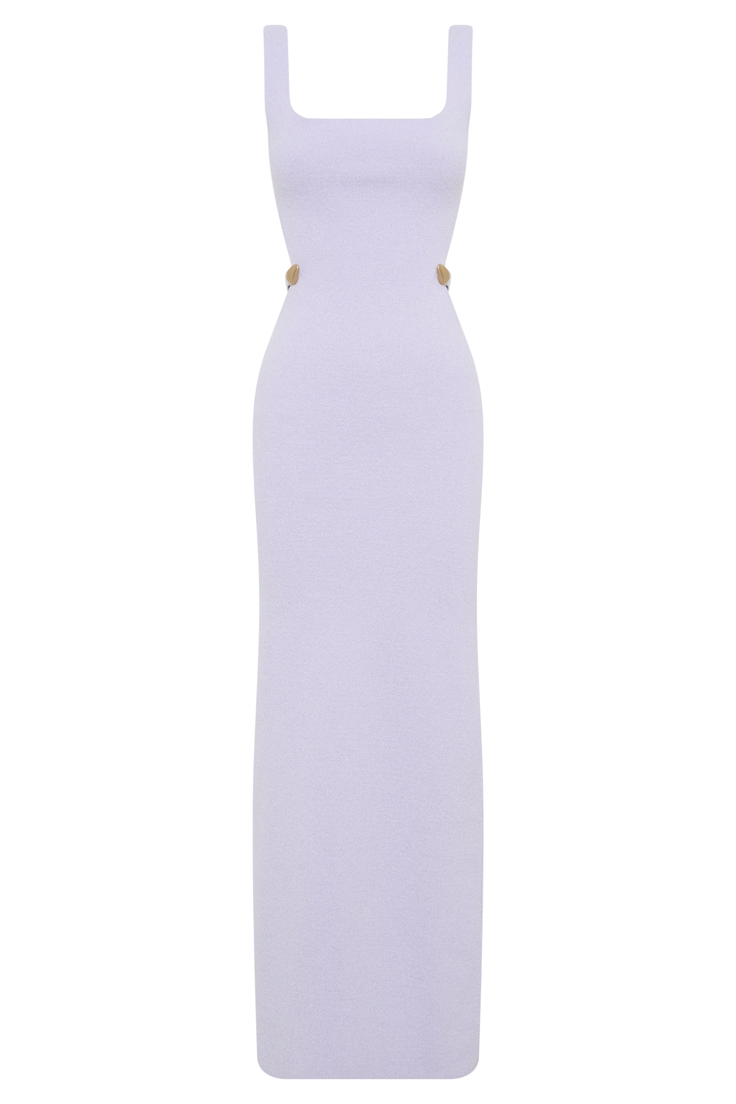 Alysanne Cut Out Knit Maxi Dress - Lilac